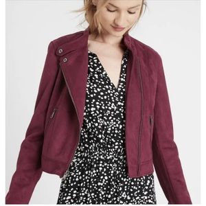 Suede banana republic jacket